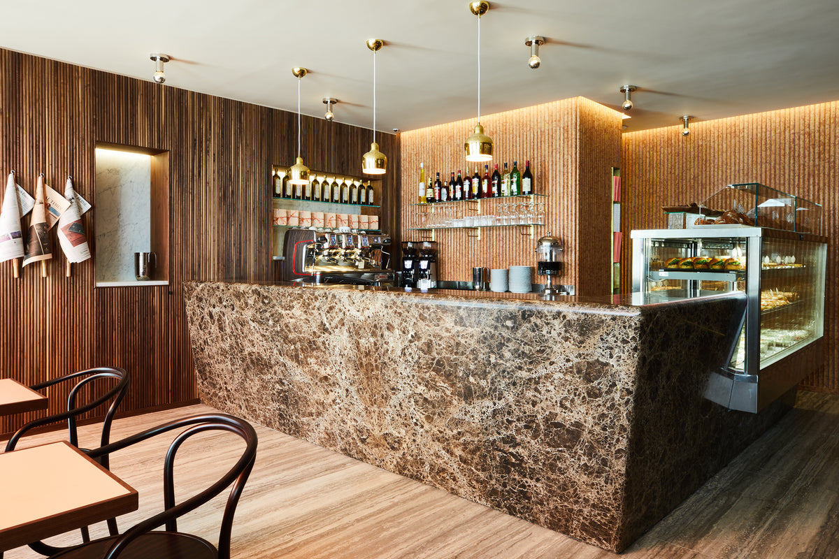 a bar in a restaurant