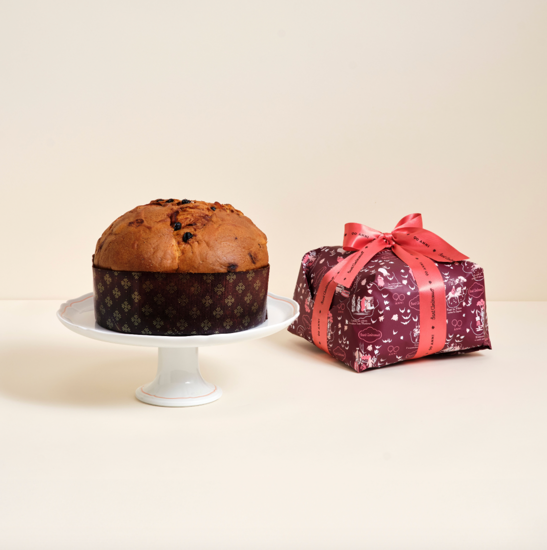a cake and a present