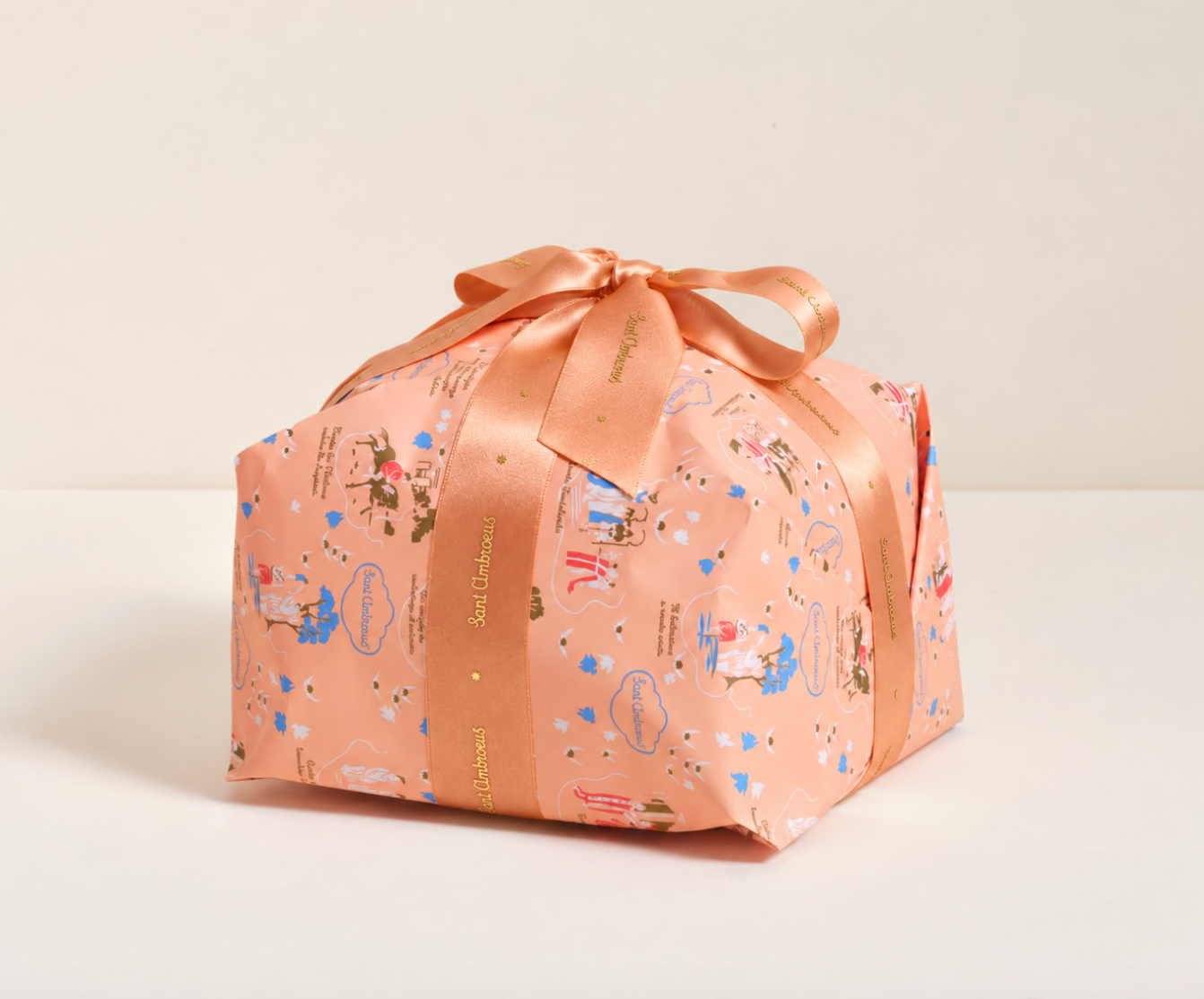 a wrapped present with a bow